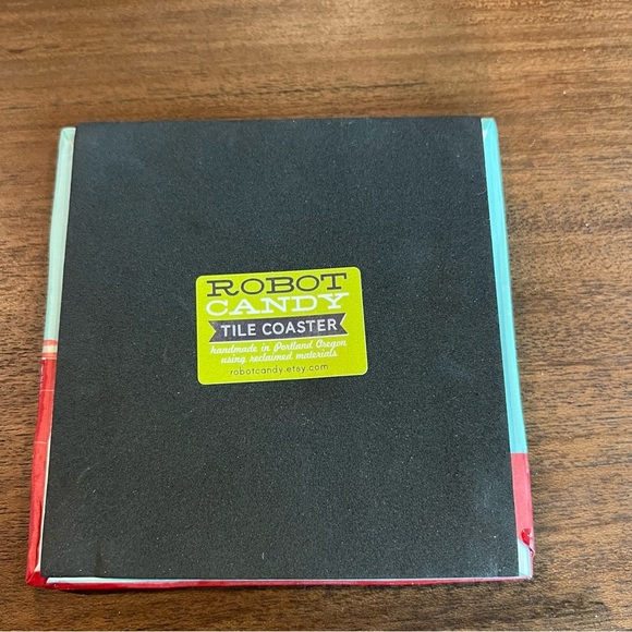 🧨NEW Robot Candy - Tile Coaster - Picture 2 of 2